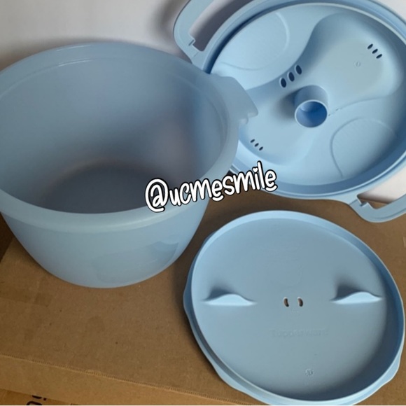 Tupperware Microwave Rice & Vegetable Cooker Steamer - Picture 6 of 9
